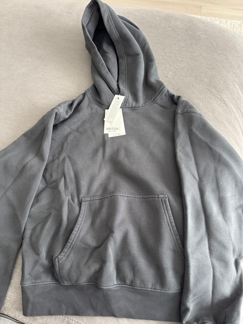 Aritzia sweat fleece in Vintage Black